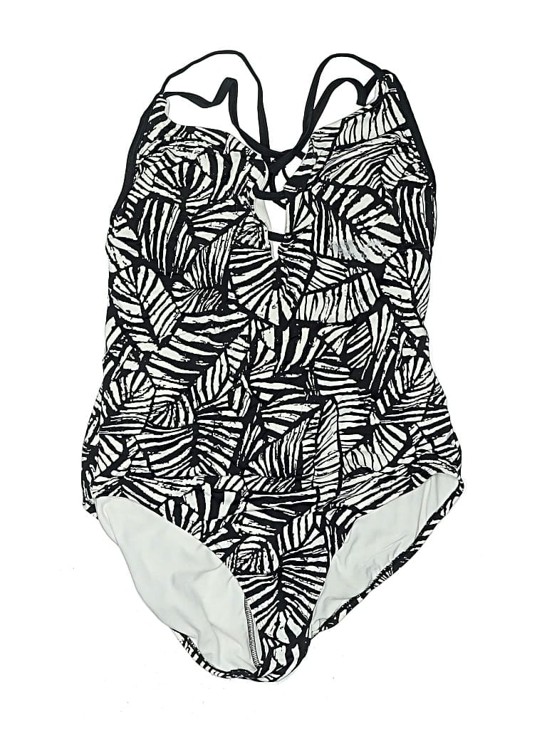 Pre-owned Time And Tru One Piece Swimsuit In Black