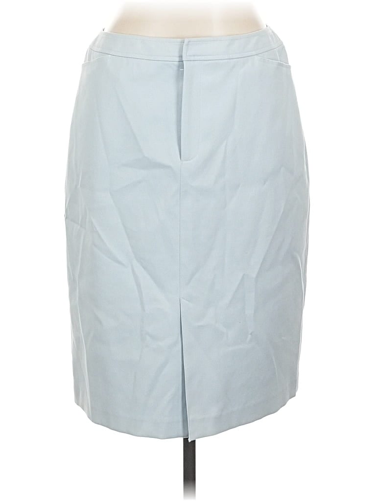 Pre-owned Linda Allard Ellen Tracy Formal Skirt In Blue