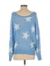Unbranded 100% Acrylic Stars Blue Pullover Sweater Size S - photo 2