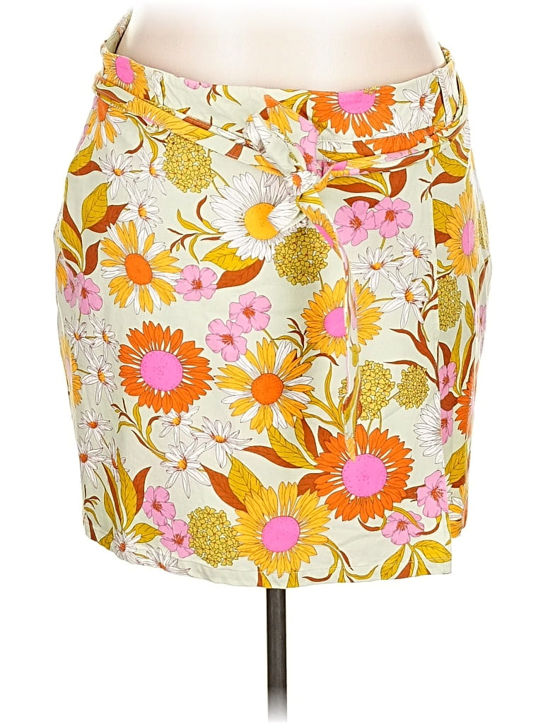 Pre-owned Spartina 449 Casual Skirt In Green