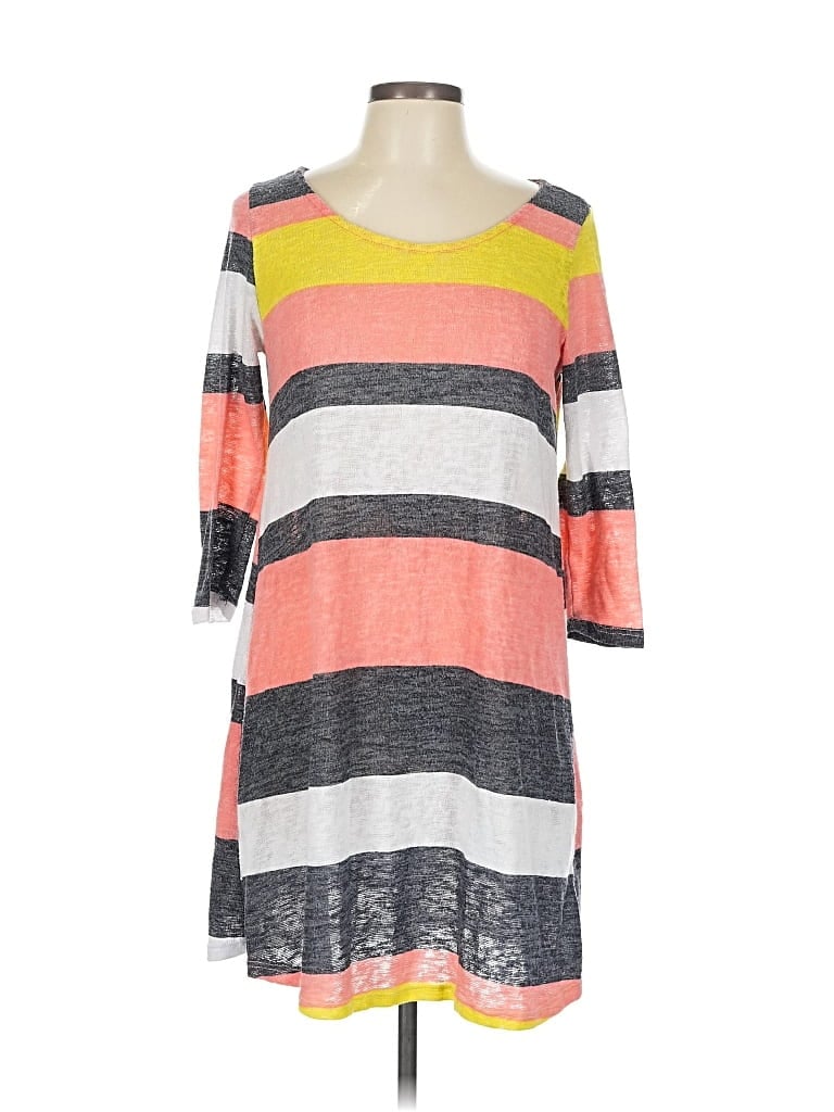 Pre-owned 12pm By Mon Ami Casual Dress In Gray