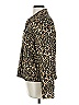 Maggy London 100% Silk Animal Print Gold Jacket Size 12 - photo 5