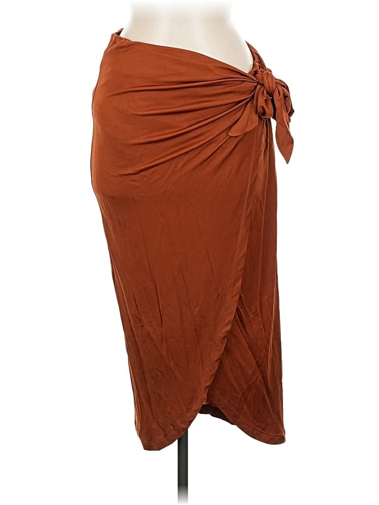 Pre-owned Maeve By Anthropologie Casual Skirt In Brown