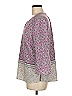Dana Buchman Purple 3/4 Sleeve Blouse Size M - photo 5