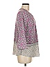 Dana Buchman Purple 3/4 Sleeve Blouse Size M - photo 4