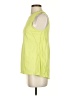 Athleta 100% Nylon Yellow Sleeveless Blouse Size XS - photo 5
