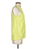 Athleta 100% Nylon Yellow Sleeveless Blouse Size XS - photo 4
