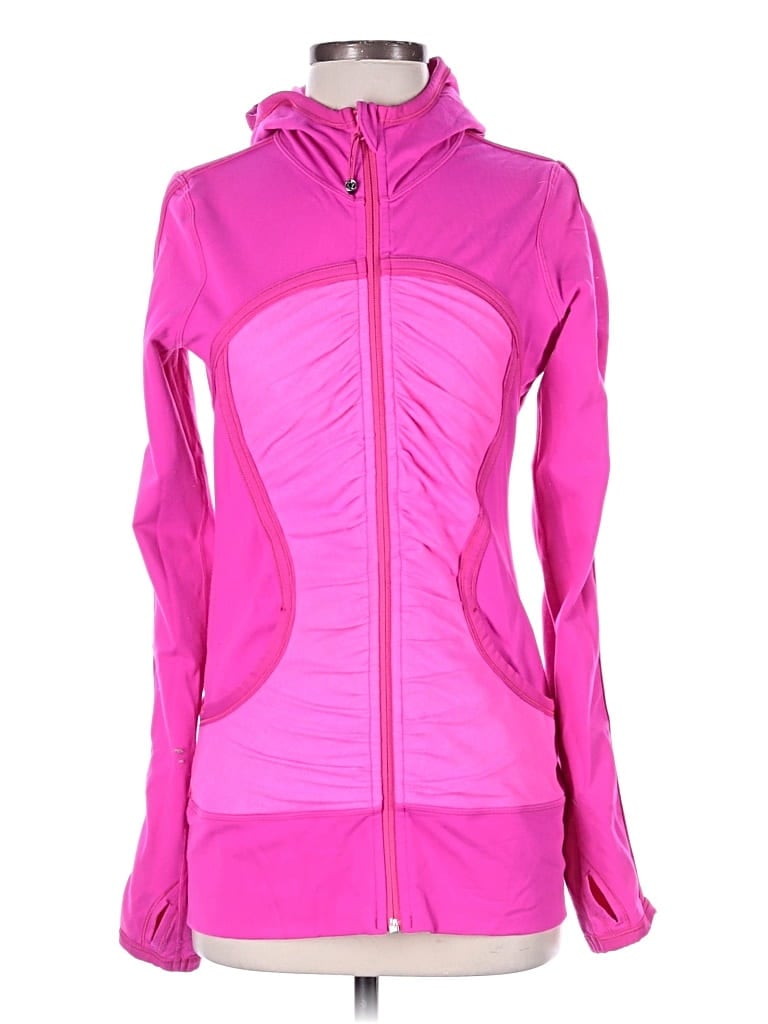 LULULEMON ATHLETICA Pre-owned Track Jacket In Pink