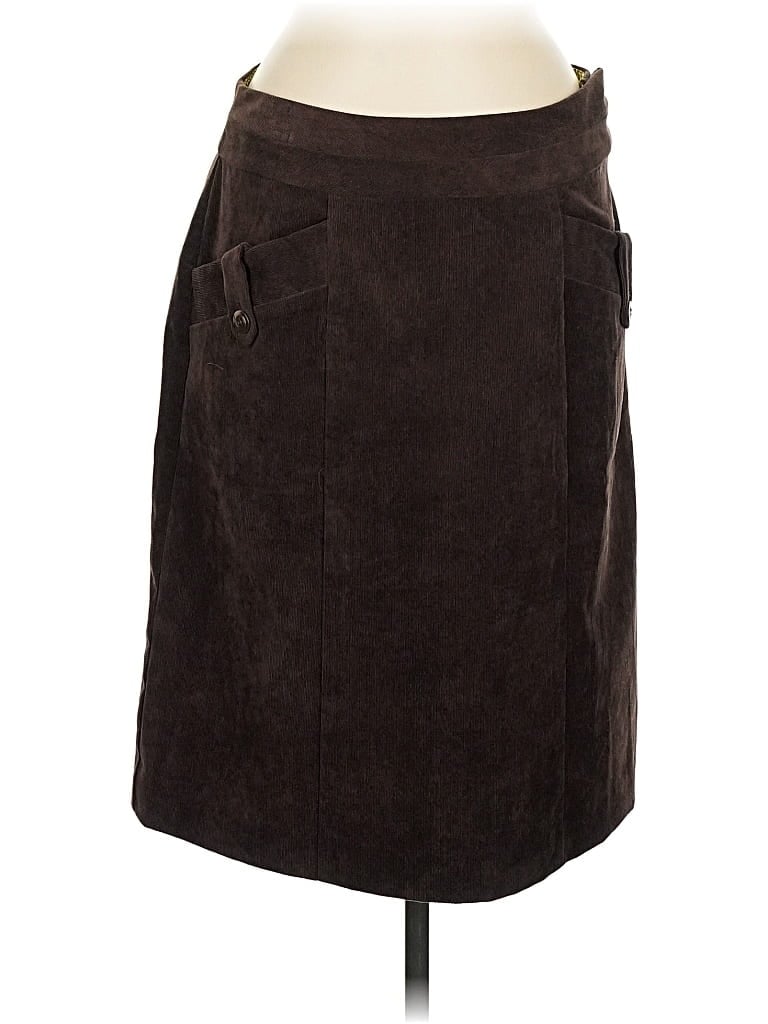 Pre-owned Christopher & Banks Casual Skirt In Brown