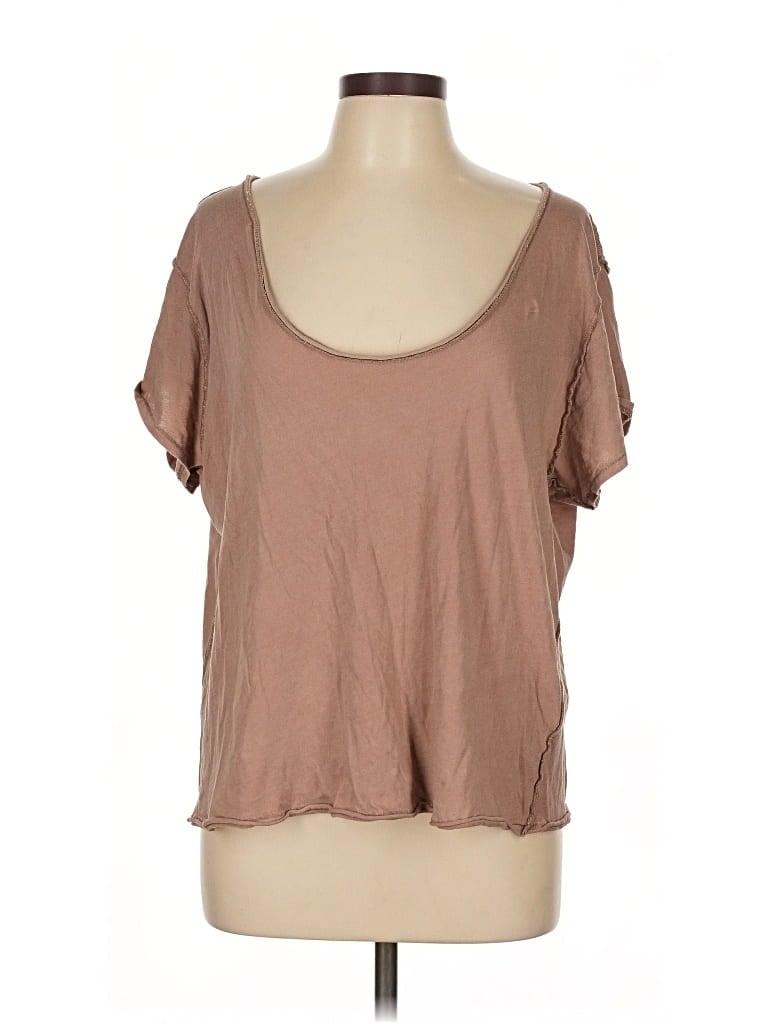 Pre-owned We The Free Short Sleeve T-shirt In Brown