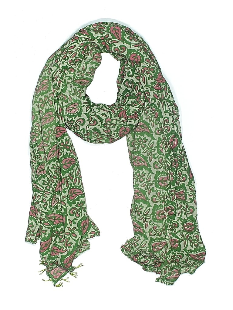 Pre-owned Calypso By Christiane Celle Scarf In Green
