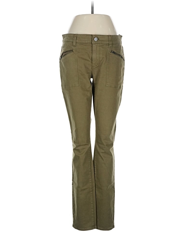 Pre-owned Ann Taylor Khaki Pant In Green