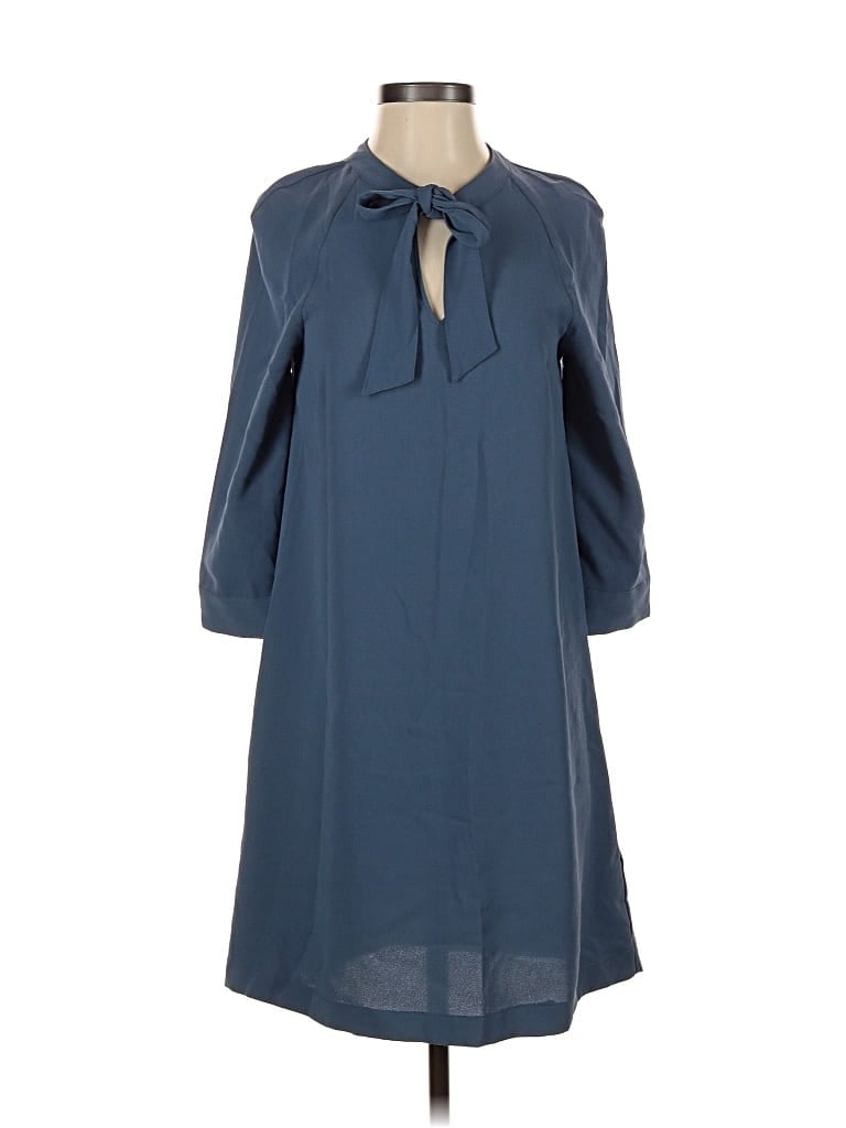 Pre-owned H&m Casual Dress In Blue