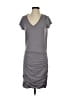 Athleta Solid Gray Casual Dress Size S - photo 1