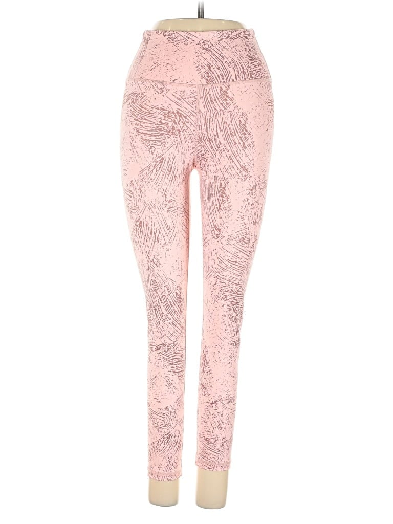 Pre-owned Zyia Active Leggings In Pink