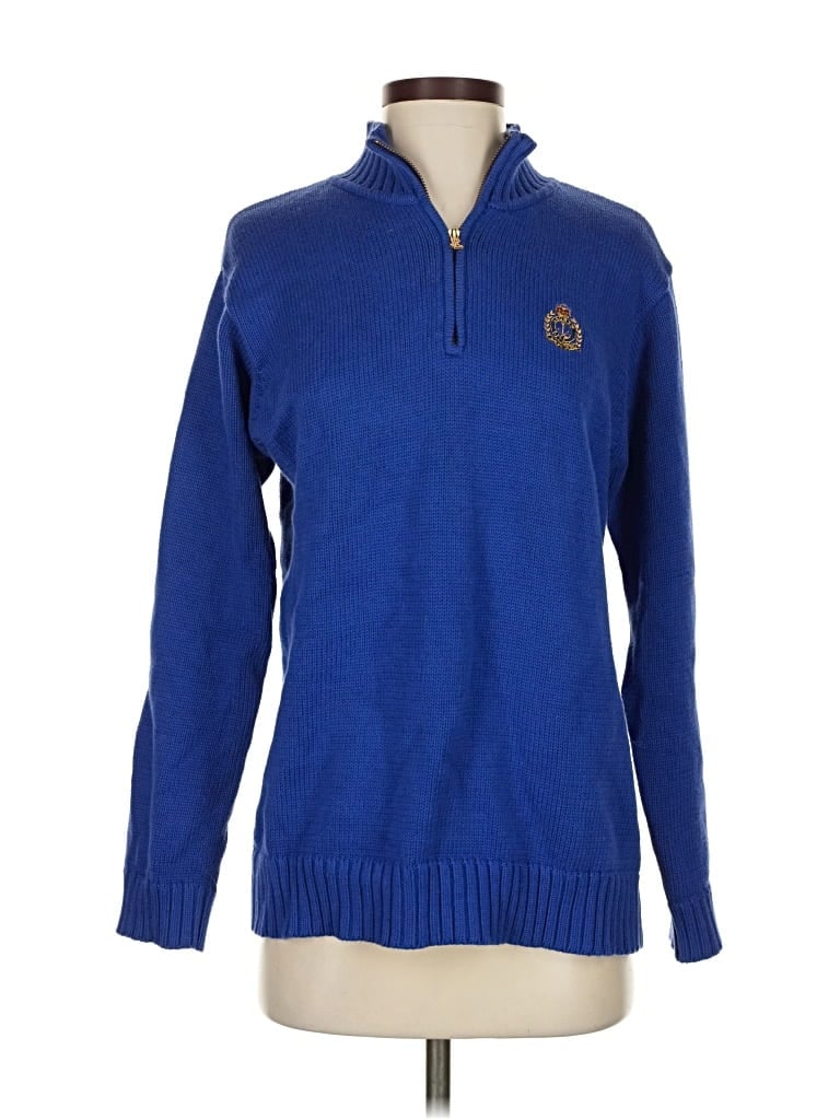 Pre-owned Laurence Bras Pullover Sweater In Blue