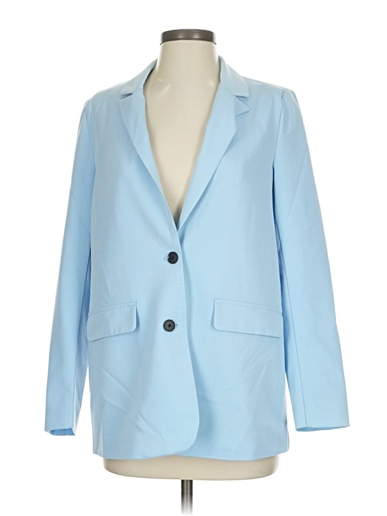 Pre-owned Studio Blazer Jacket In Blue