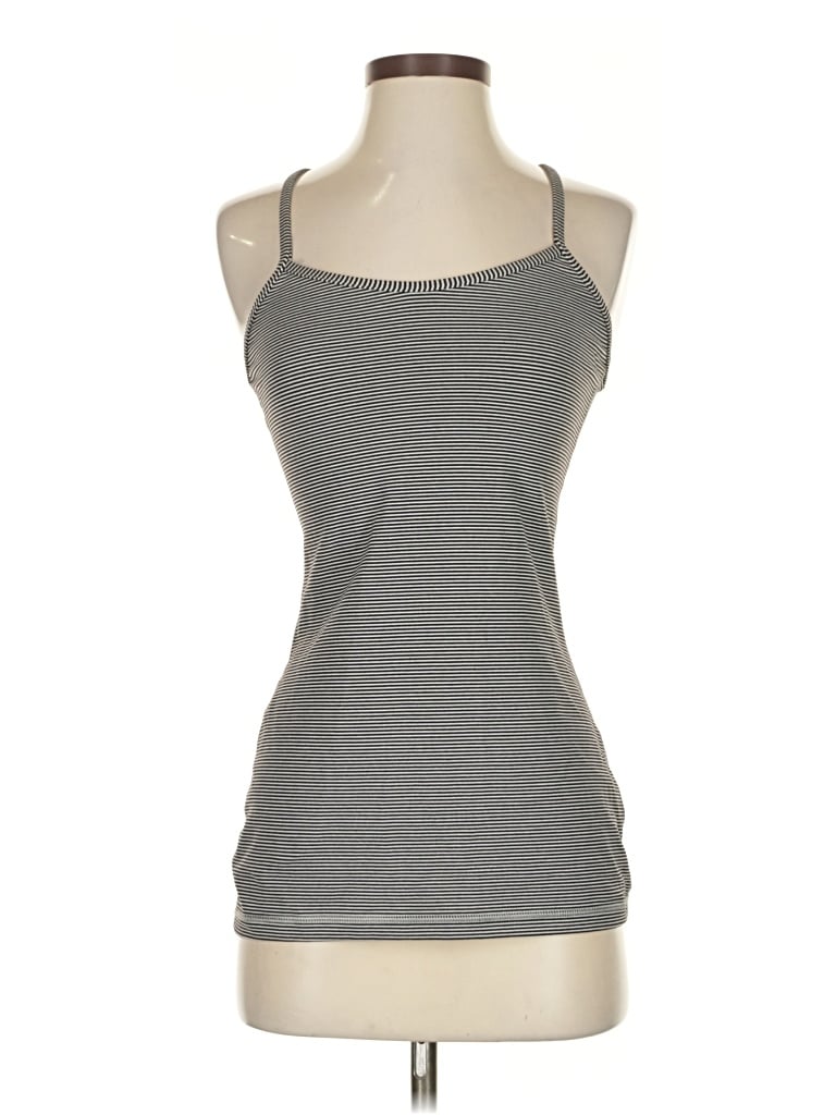 Pre-owned Lululemon Athletica Tank Top Black Halter Neckline Tops