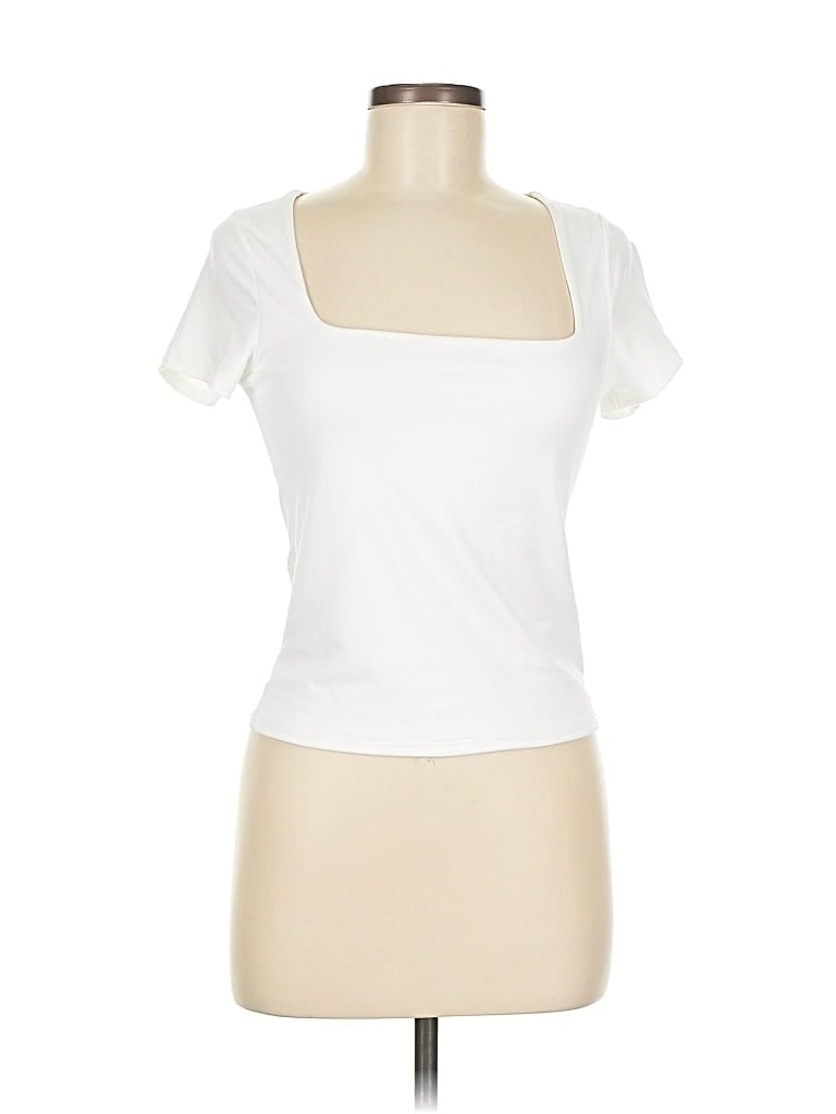 Pre-owned Sincerely Jules Short Sleeve T-shirt In White