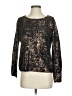 Sparkle & Fade 100% Acrylic Metallic Black Pullover Sweater Size S - photo 1