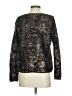 Sparkle & Fade 100% Acrylic Metallic Black Pullover Sweater Size S - photo 2
