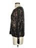 Sparkle & Fade 100% Acrylic Metallic Black Pullover Sweater Size S - photo 5