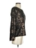 Sparkle & Fade 100% Acrylic Metallic Black Pullover Sweater Size S - photo 4