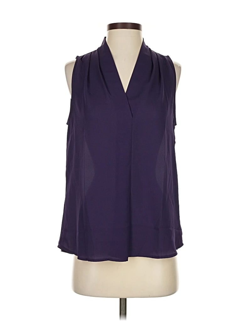 Pre-owned Beacon Sleeveless Blouse In Purple