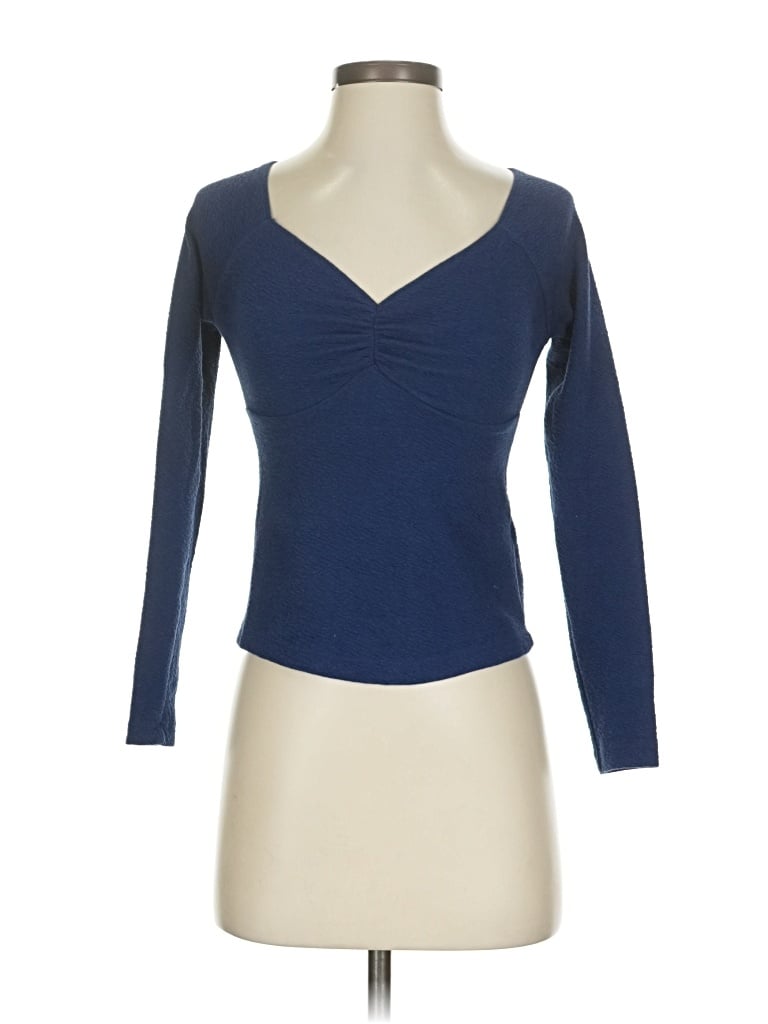 Pre-owned Maeve By Anthropologie Cardigan Sweater In Blue