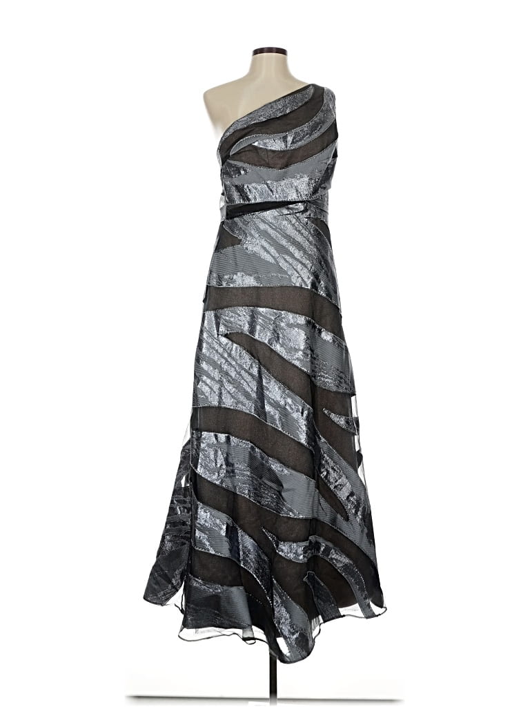 Pre-owned Rene Ruiz Cocktail Dress In Gray