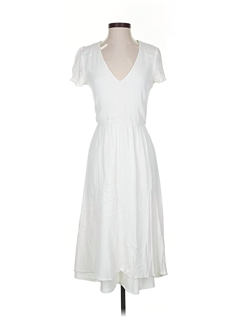 Pre-owned Wayf Casual Dress In White
