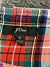 J.Crew Plaid Red 3/4 Sleeve Blouse Size S - photo 7