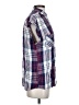 Rails 100% Rayon Plaid Blue Short Sleeve Button-Down Shirt Size XS - photo 4