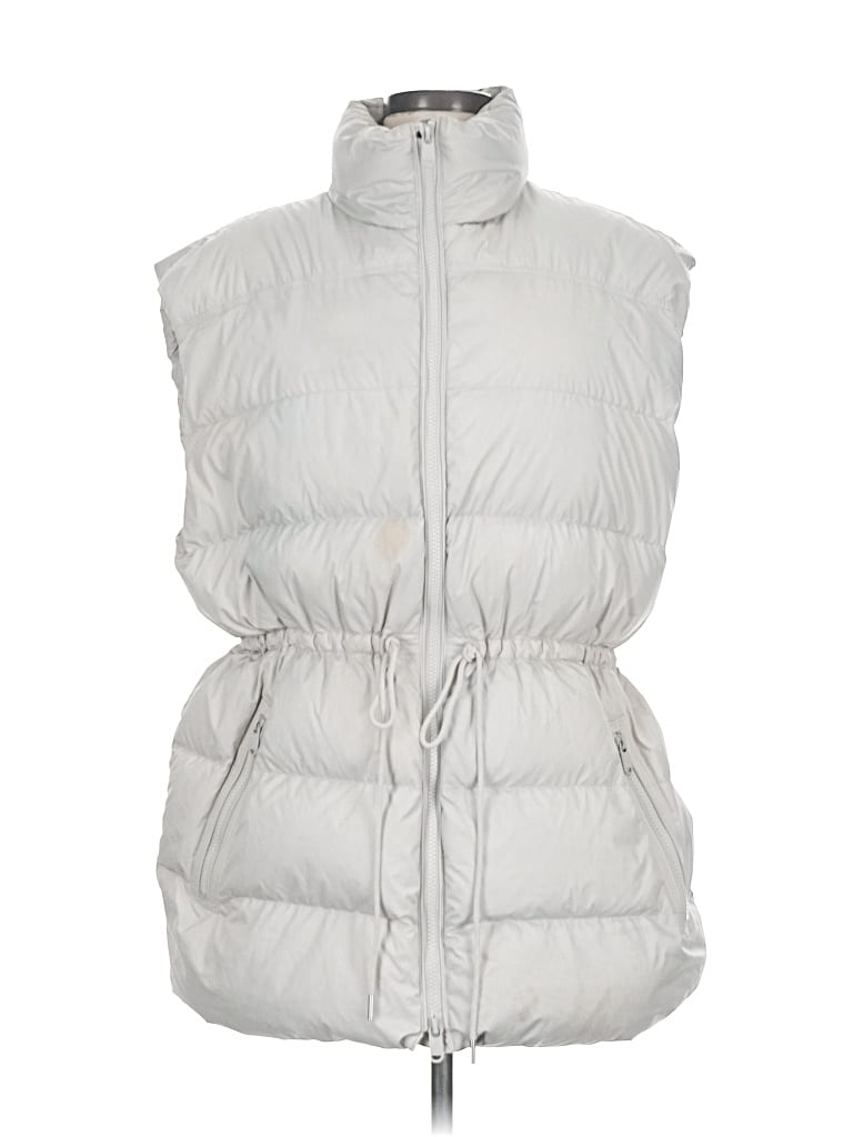 Pre-owned Athleta Vest In Silver