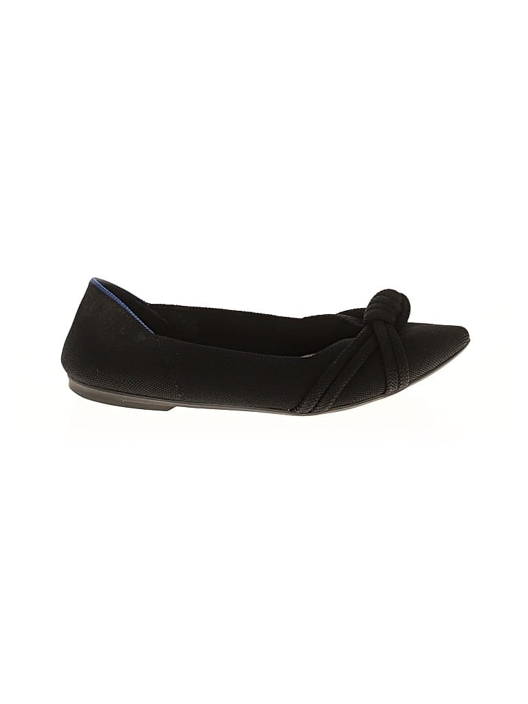 Pre-owned Rothys Flats In Black