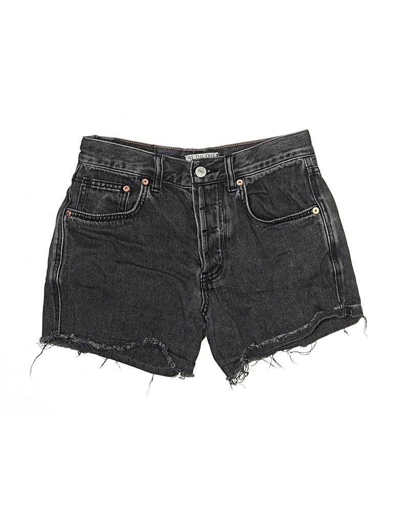 Pre-owned We The Free Denim Shorts In Black