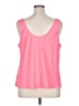 A New Day 100% Polyester Pink Sleeveless Blouse Size 1X - photo 2
