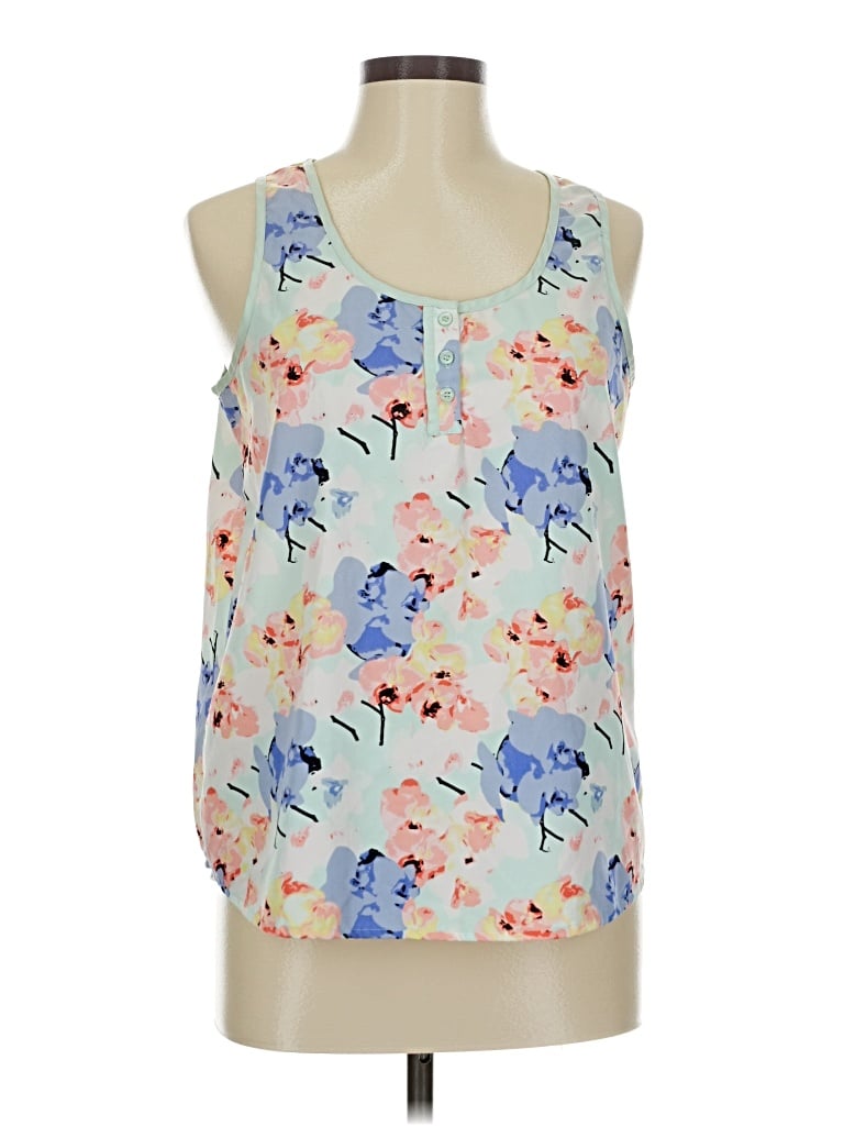 Pre-owned Adam Levine Sleeveless Blouse In Blue