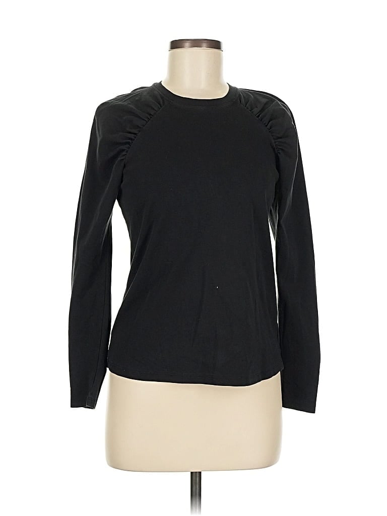 Pre-owned Theory Long Sleeve T-shirt In Black