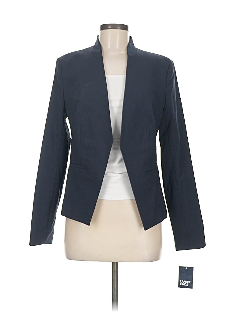 Lands' End Blazer Jacket In Blue