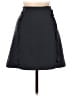 Ann Taylor LOFT Solid Black Gray Casual Skirt Size 8 - photo 1