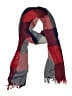 Aqua Plaid Burgundy Red Scarf One size - photo 1