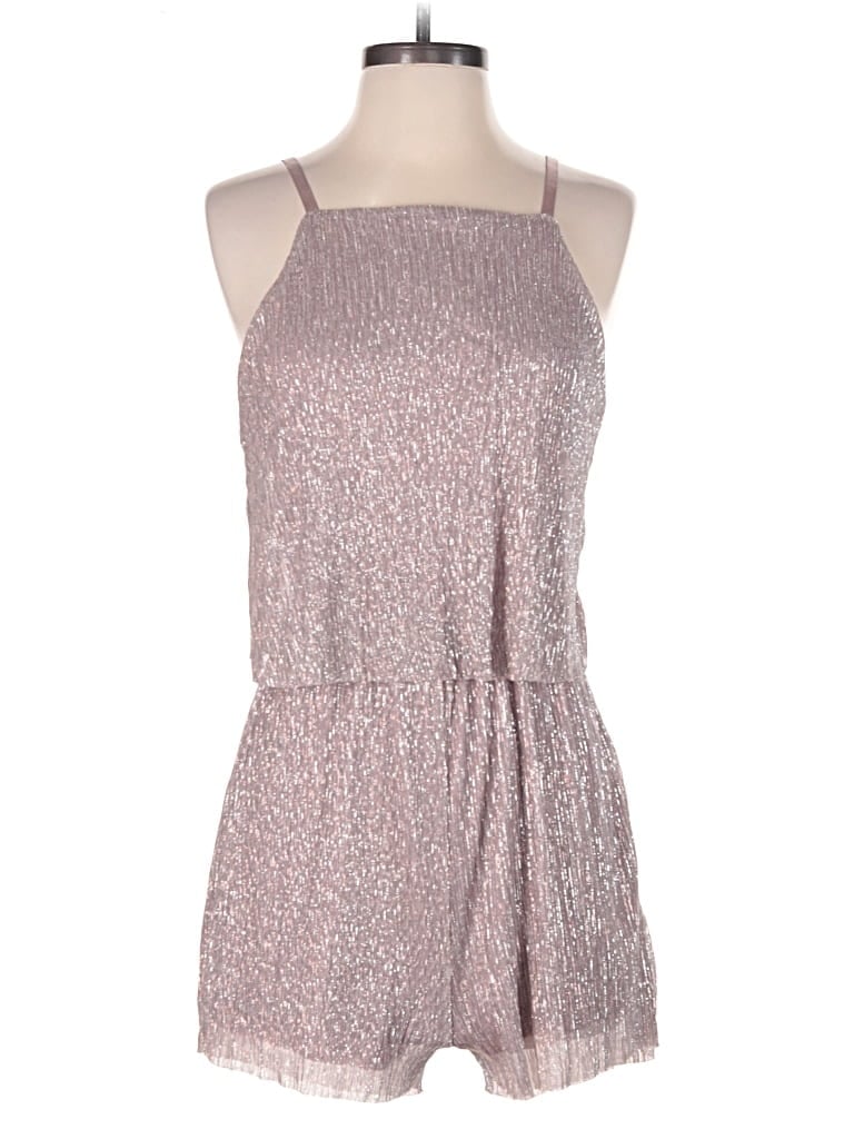 Pre-owned Blue Blush Romper In Silver