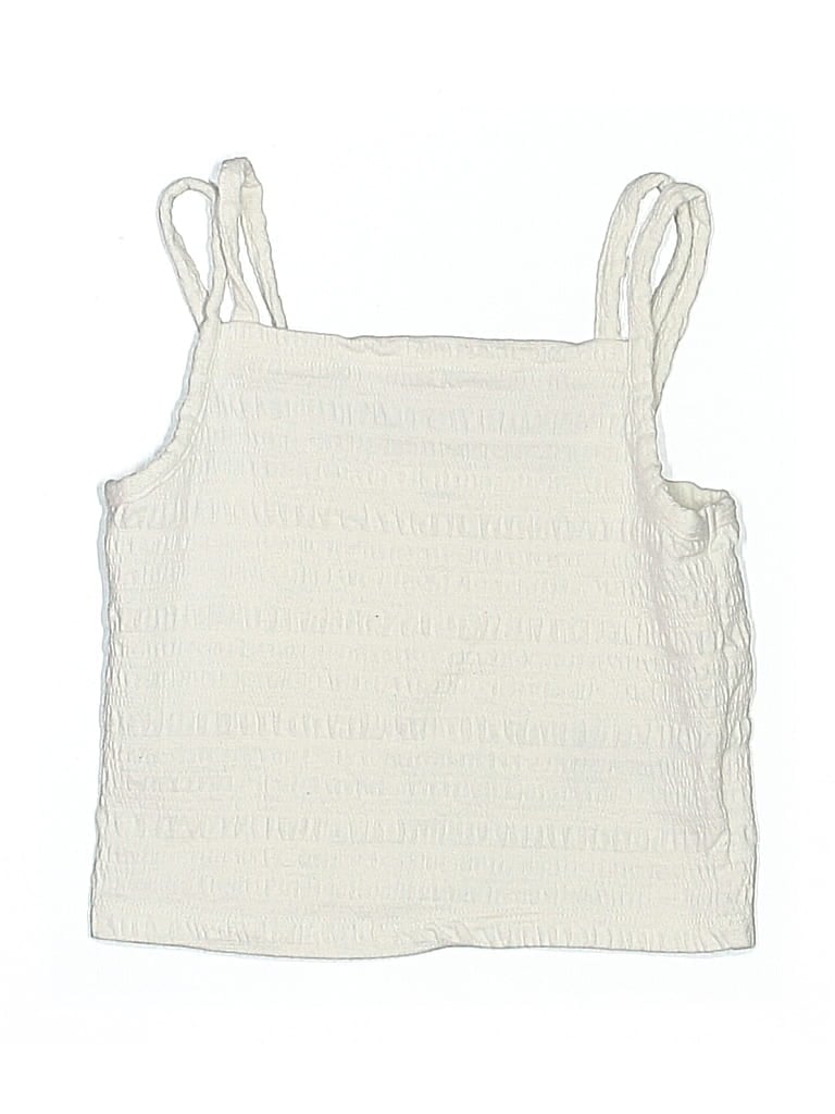 Pre-owned Old Navy Kids' Tank Top White Square Neckline Tops