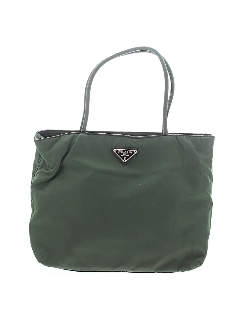 Pre-owned Prada Tote Bag In Green