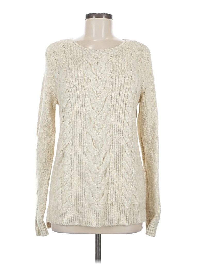 Pre-owned Tommy Hilfiger Pullover Sweater In White