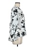 Weston 100% Polyester Silver 3/4 Sleeve Blouse Size M - photo 4