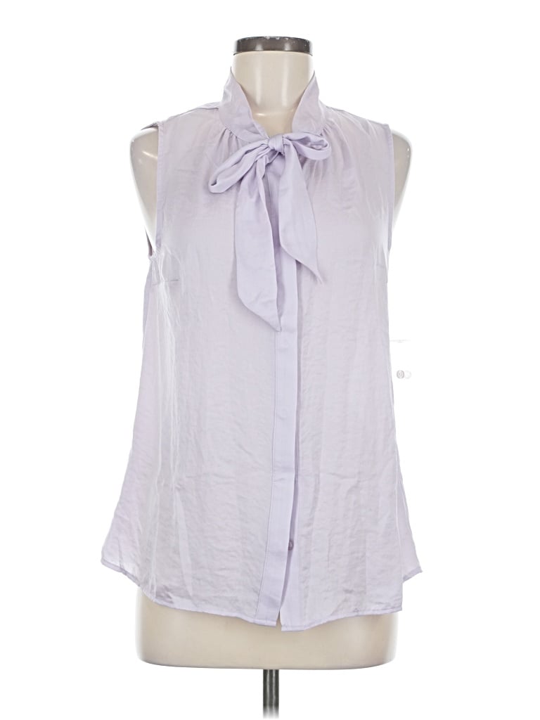 Modcloth Sleeveless Blouse In Purple
