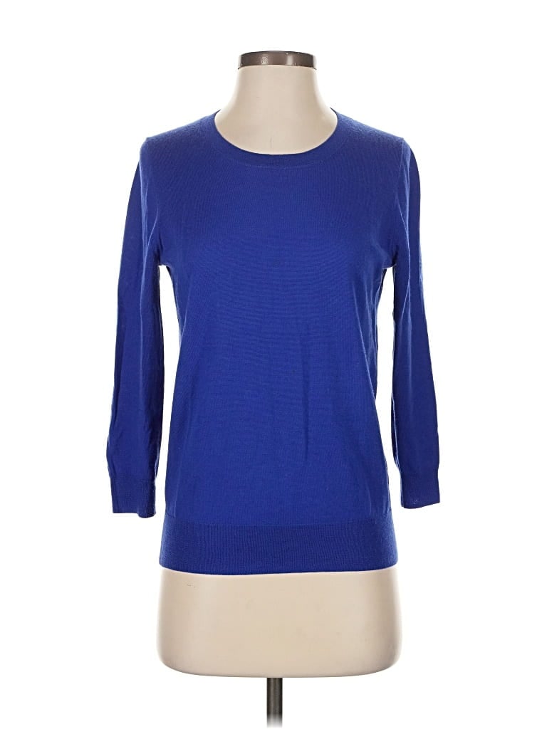 J.CREW FACTORY STORE Pre-owned Wool Pullover Sweater In Blue