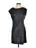 BCBGMAXAZRIA 100% Polyurethane Solid Black Cocktail Dress Size S - photo 1